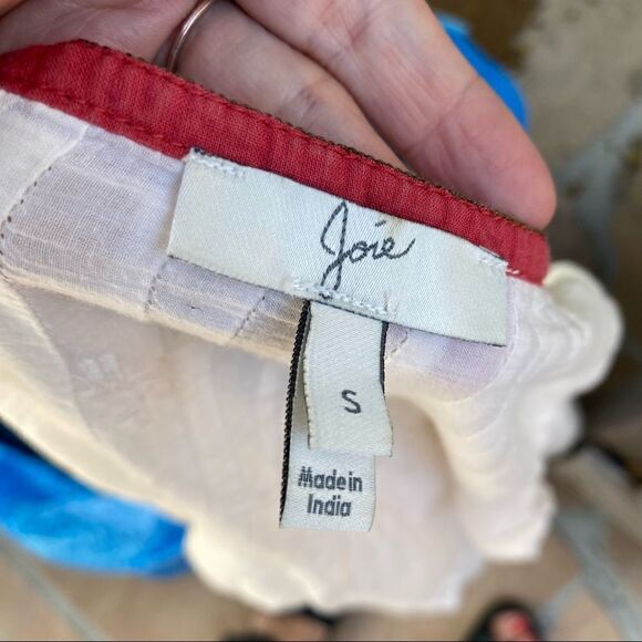 Joie Boho Peasant Blouse size small - Picture 8 of 10